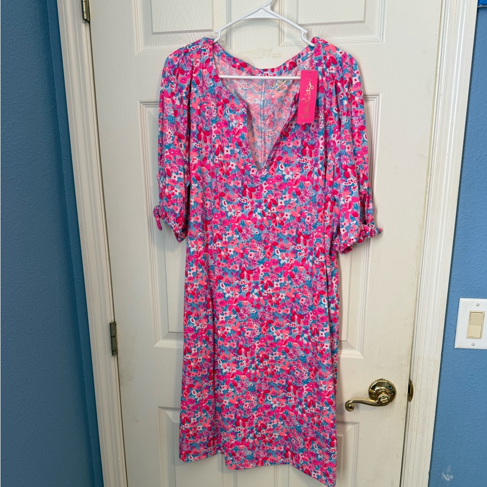Lilly Pulitzer Easley Short Sleeve Dress 2XL nwot